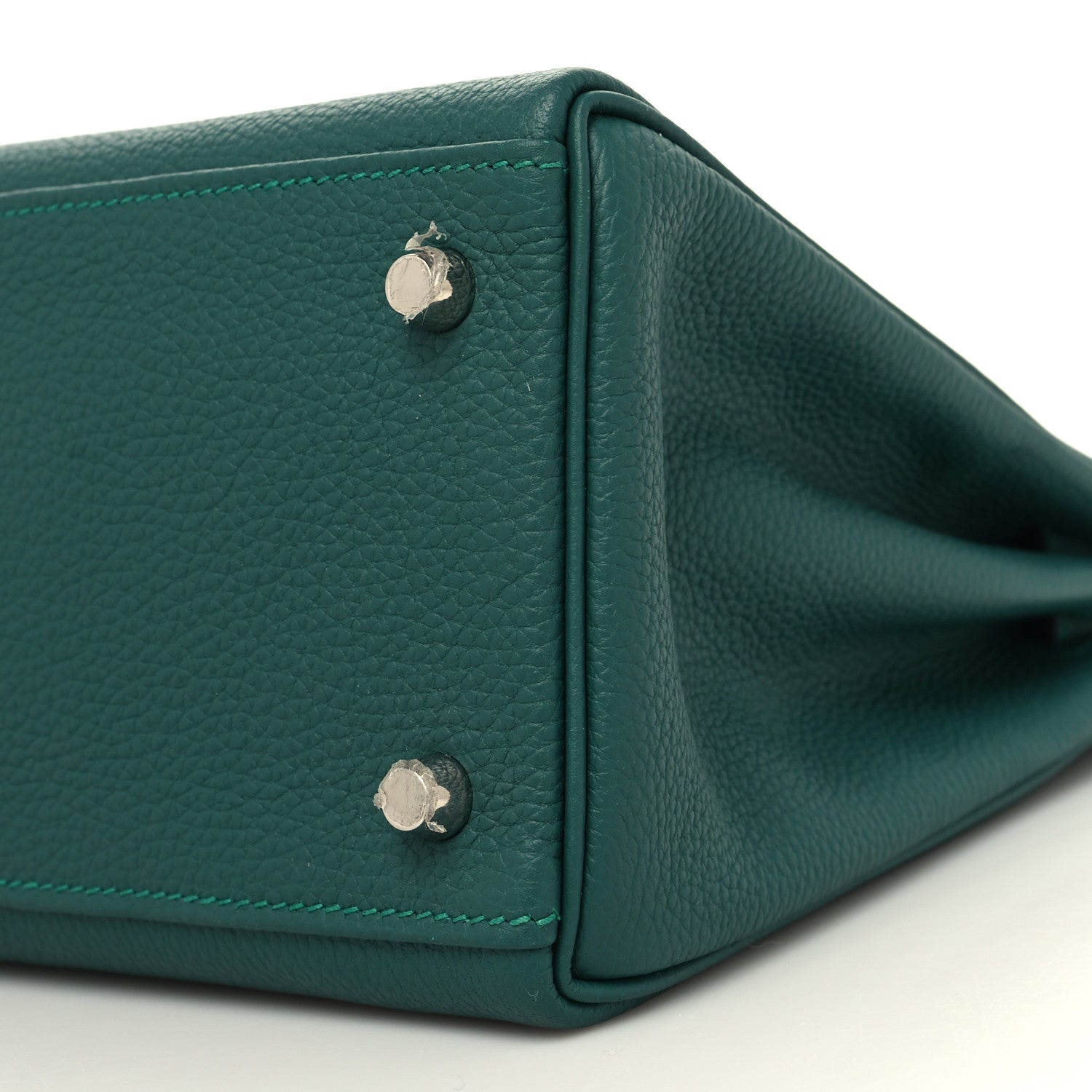 Hermes Togo Evercolor Box Kelly Retourne 28 Malachite Bleu Zanzibar Black 10 of 12