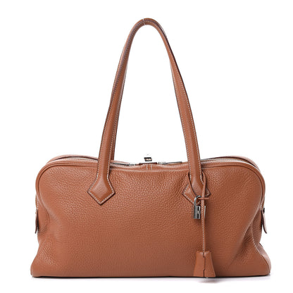 Hermes Taurillon Clemence Victoria Elan 38 Gold 1 of 10