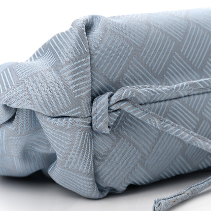 Bottega Veneta Fabric Intrecciato Small The Point Triangle Bag Light Blue 9 of 10