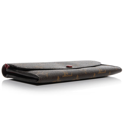 Louis Vuitton Monogram Emilie Wallet Red 4 of 6
