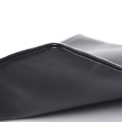 Balenciaga Calfskin Logo Everyday Second Bag Black White 10 of 12
