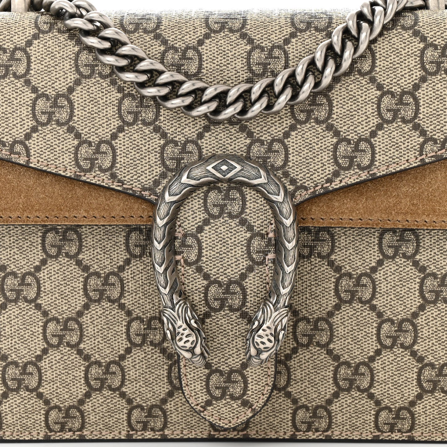 GG Supreme Monogram Mini Dionysus Shoulder Bag Taupe