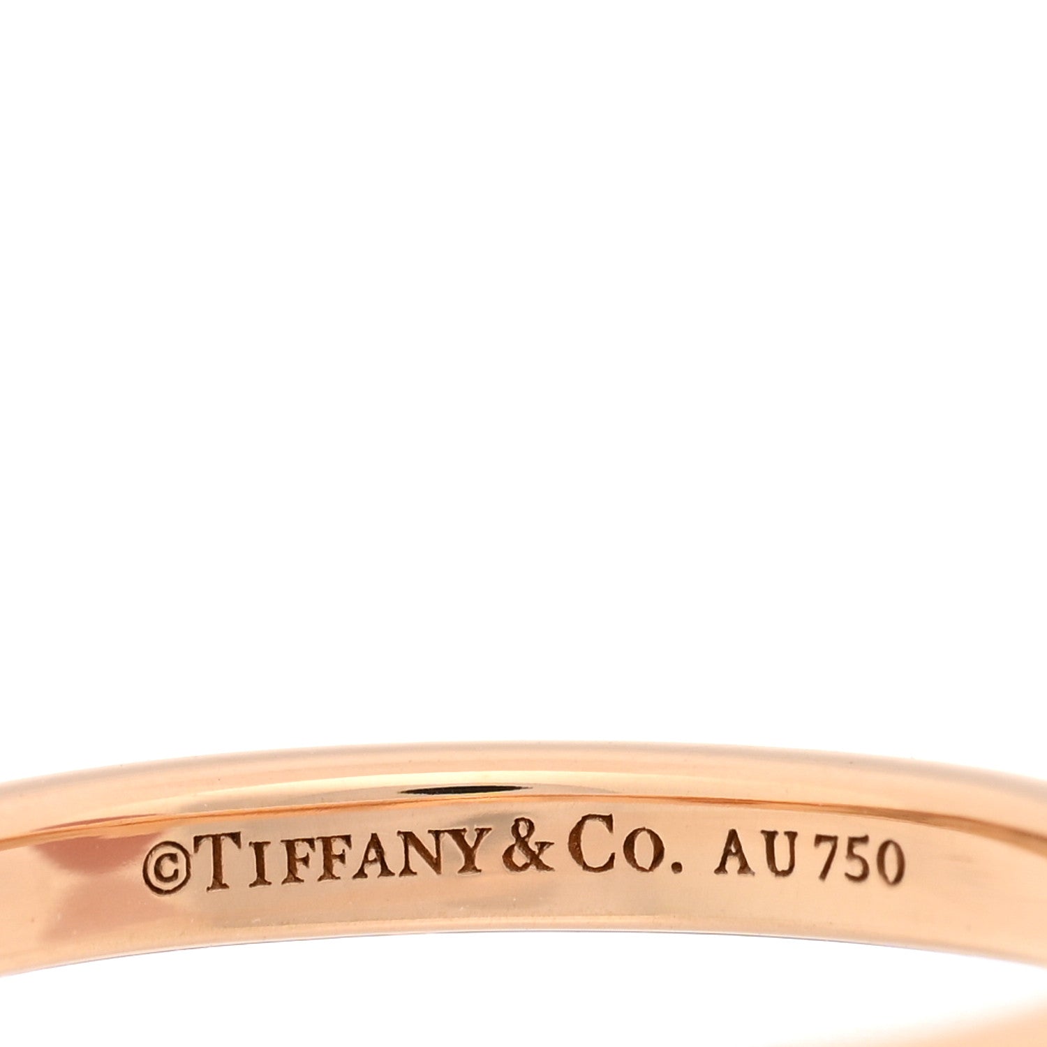 Tiffany 18K Rose Gold Rose Quartz HardWear Ball Ring 47 4.25 4 of 5