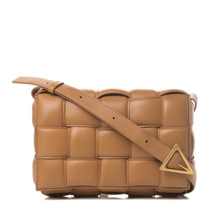 Bottega Veneta Nappa Maxi Intreccio Padded Cassette Crossbody Bag Caramel 1 of 12