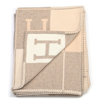 Hermes Wool Cashmere Avalon III Blanket Coco Camomille 2 of 3