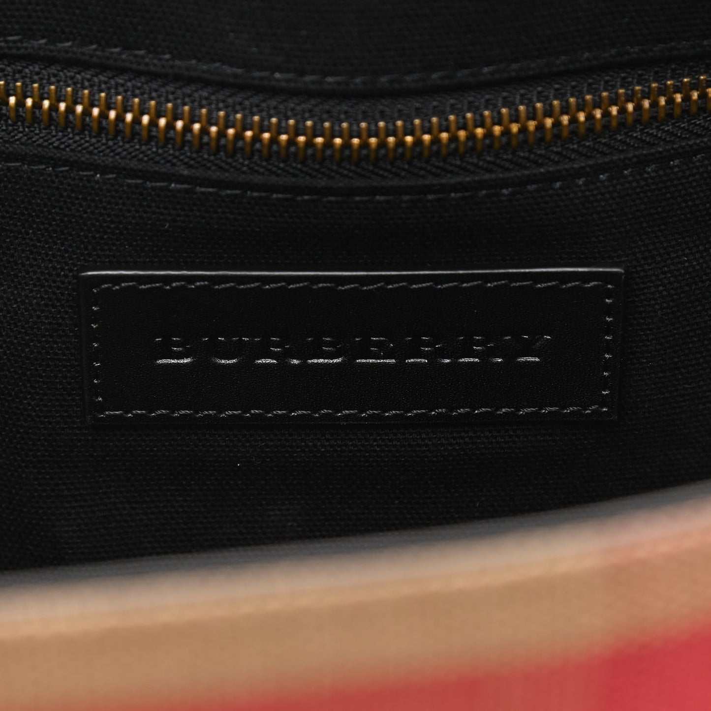 Canvas Mega Check Large Baildon Messenger Bag Black