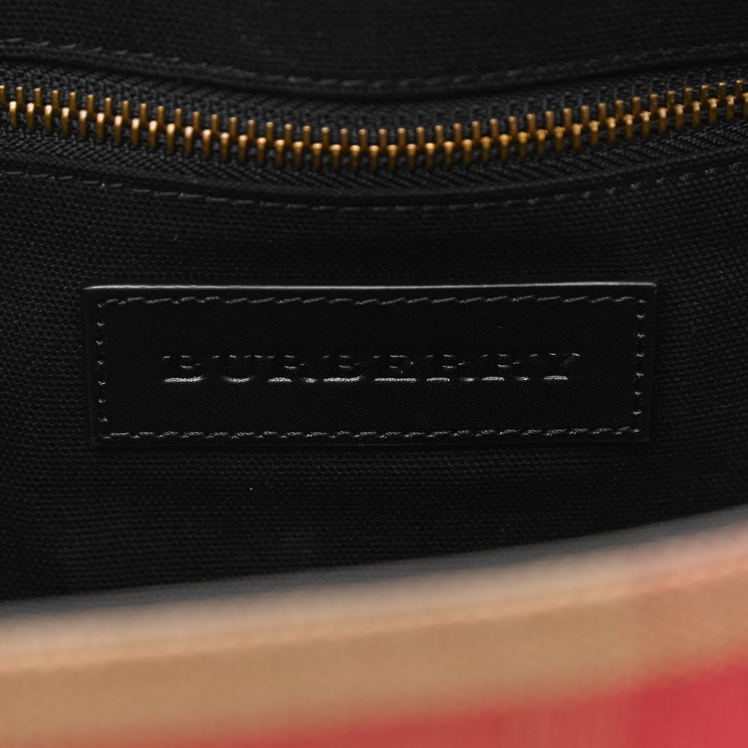 Burberry Canvas Mega Check Large Baildon Messenger Bag Black 6 of 11