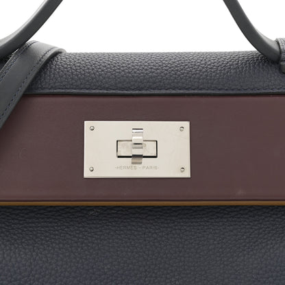 Hermes Togo Swift 24/24 29 Bleu Nuit Bleu Indigo Bordeaux Kraft 8 of 14