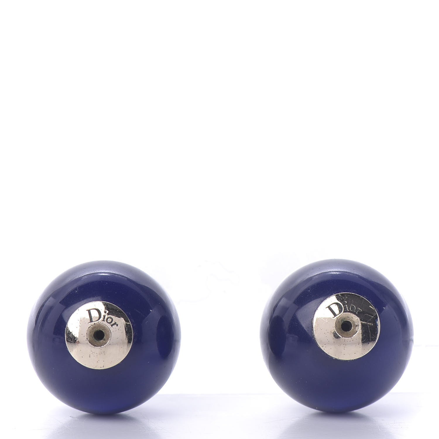 Christian Dior Mise En Dior Tribal Earrings Navy 3 of 5