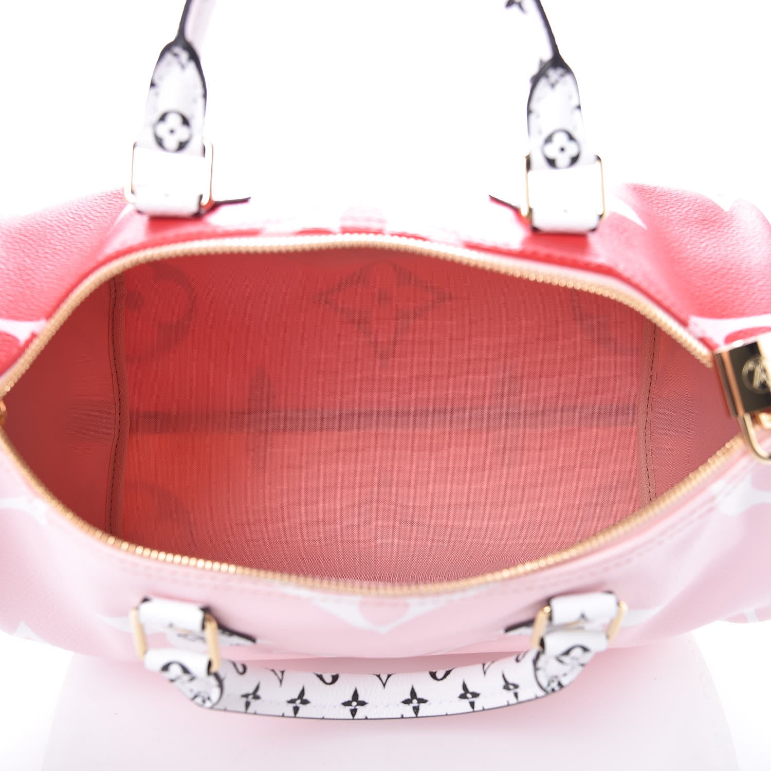 Louis Vuitton Monogram Giant Speedy Bandouliere 30 Rouge 5 of 11