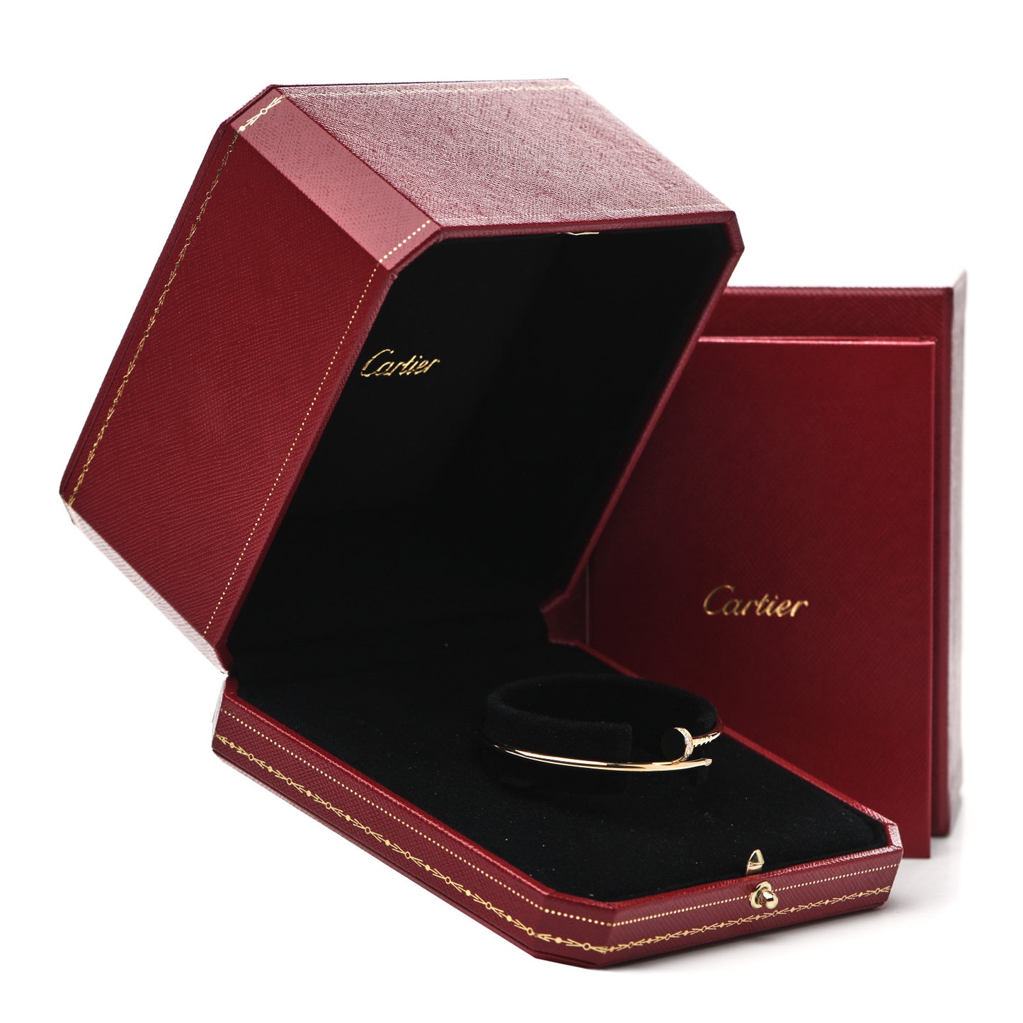 18K Yellow Gold Diamond Small Juste Un Clou Bracelet 16