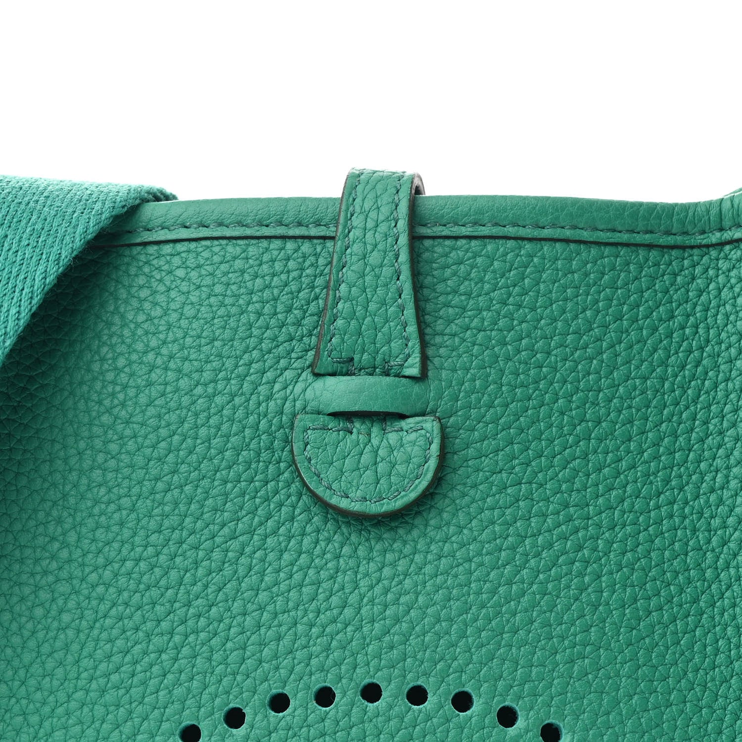 Hermes Taurillon Maurice Evelyne TPM Vert Jade 8 of 10