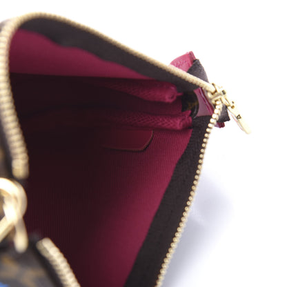 Louis Vuitton Monogram 2020 Christmas Animation Roller Coaster Mini Pochette Accessories Pivoine 6 of 6