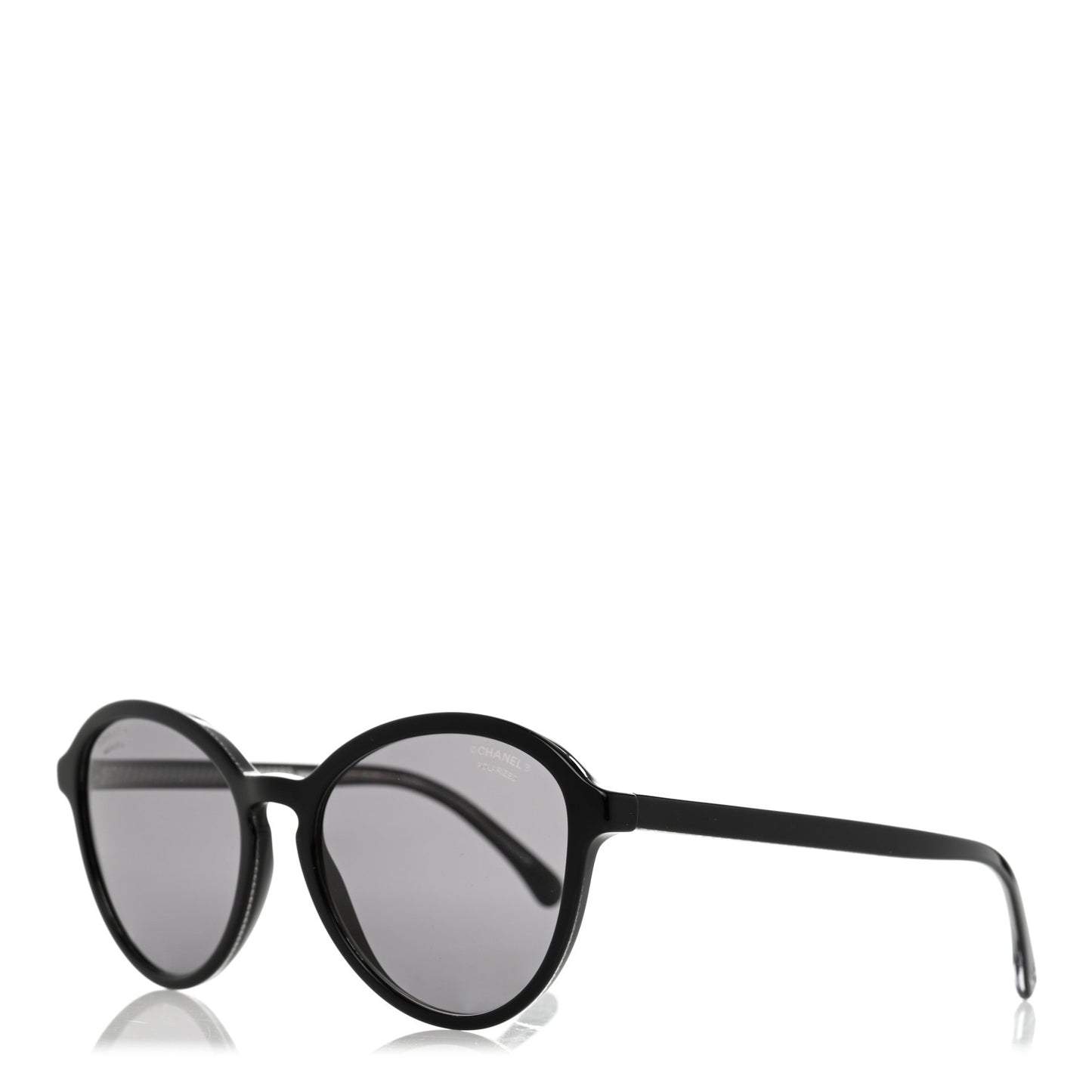 Acetate Round Sunglasses 5403 Black
