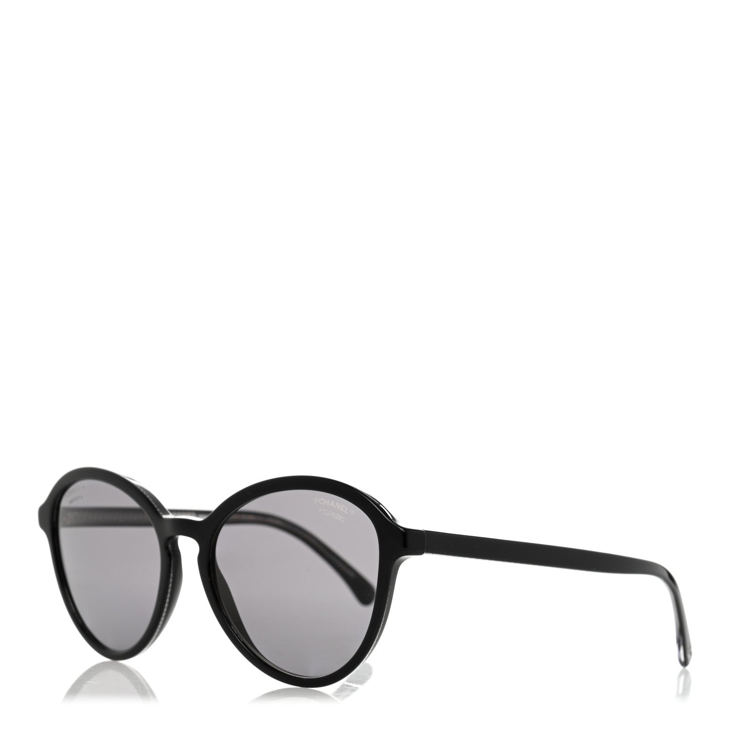 Chanel Acetate Round Sunglasses 5403 Black 1 of 7