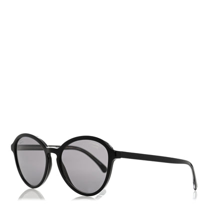 Chanel Acetate Round Sunglasses 5403 Black 1 of 7