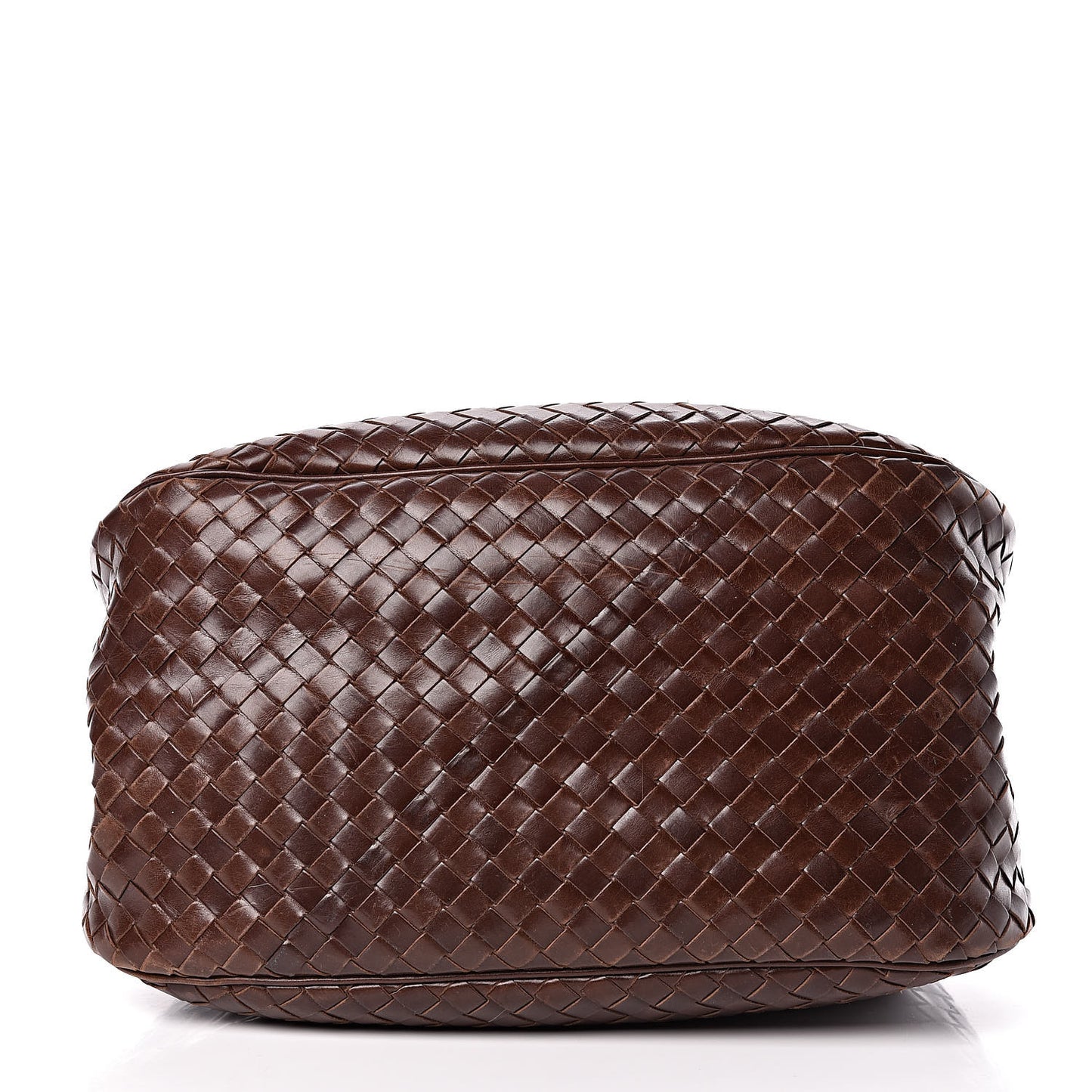 Nappa Intrecciato Woven Tote Ebano