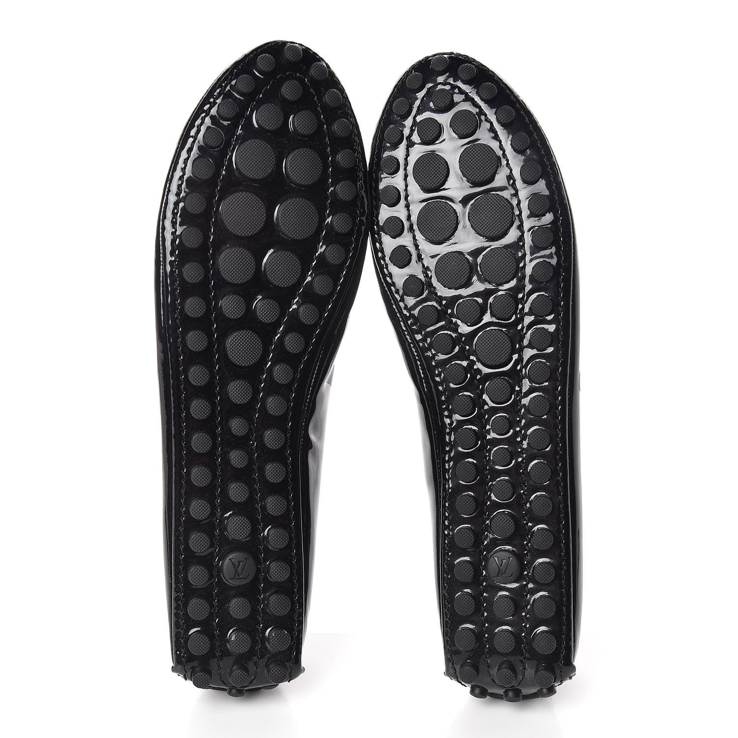 Louis Vuitton Patent Calfskin Oxford Ballerina Flats 38.5 Black 5 of 8