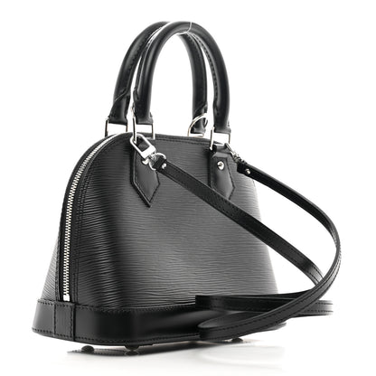 Louis Vuitton Epi Alma BB Black 3 of 9