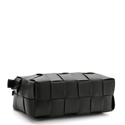 Bottega Veneta Lambskin Maxi Intrecciato Brick Cassette Bag Black 4 of 10