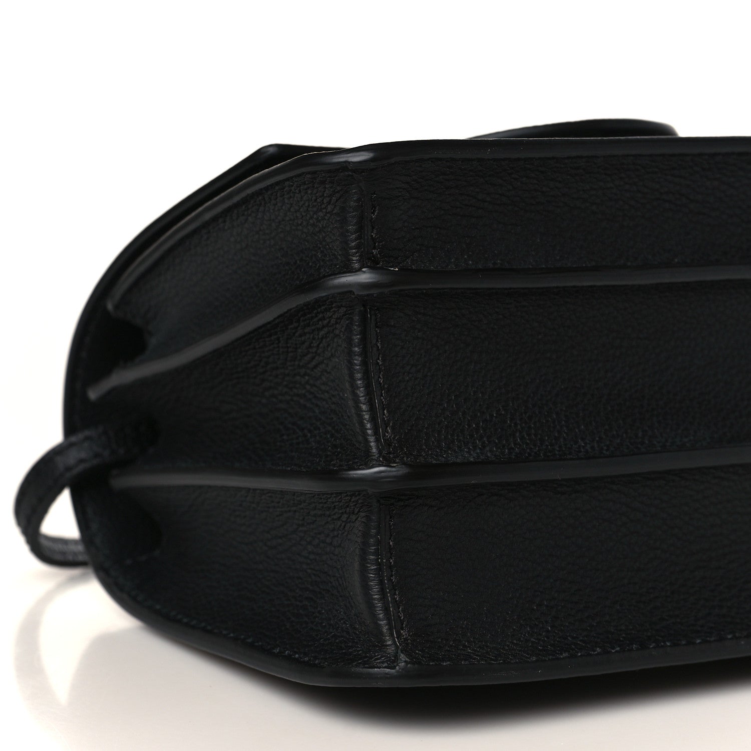 Versace Grained Calfskin Medusa Shoulder Bag Black 6 of 7