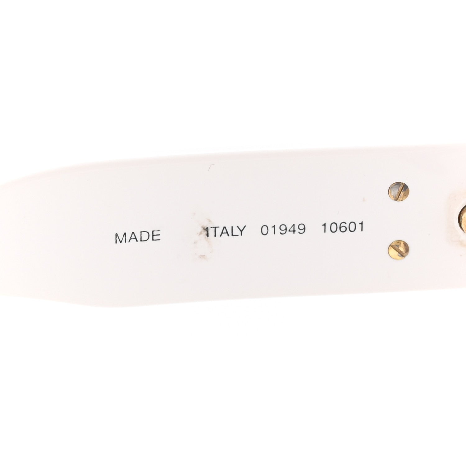 Chanel Acetate Logo Round Sunglasses 01949 White 5 of 8