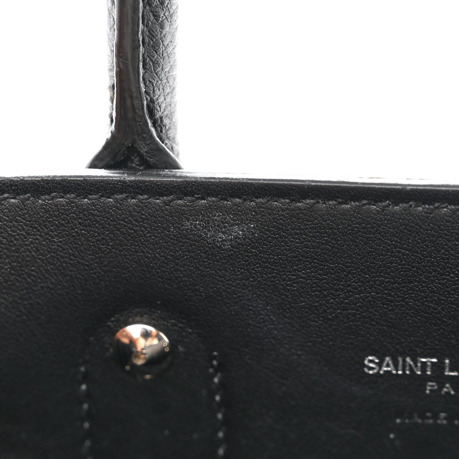 Saint Laurent Grained Calfskin Nano Sac De Jour Black 11 of 11