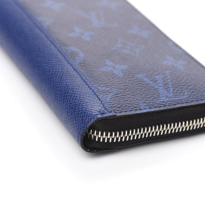 Louis Vuitton Taigarama Vertical Zippy Wallet Cobalt 8 of 10
