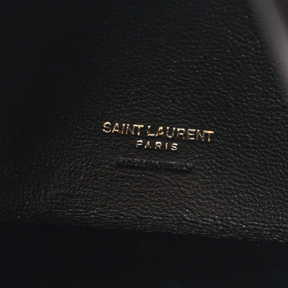 Saint Laurent Patent Pyramid Clutch Rouge Eros 6 of 9
