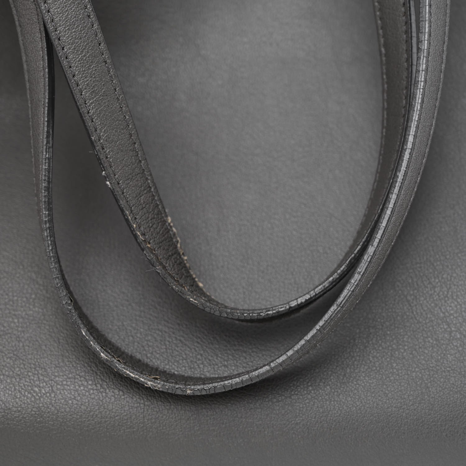 Saint Laurent Calfskin Large Shopping Tote Asphalt 14 of 21