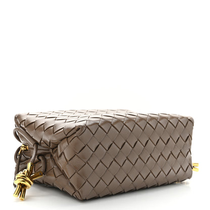 Bottega Veneta Polished Nappa Intrecciato Knot Small Loop Camera Bag Pinecone 4 of 9