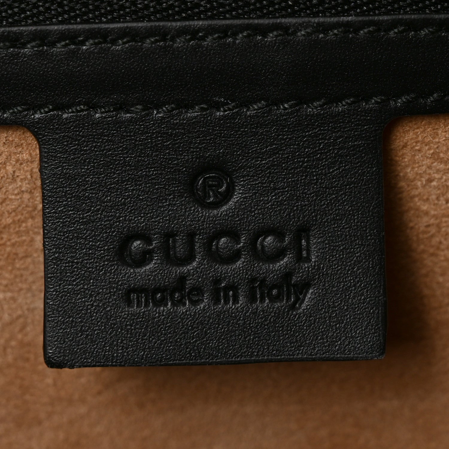 Gucci Calfskin Medium Sylvie Top Handle Bag Black 6 of 10
