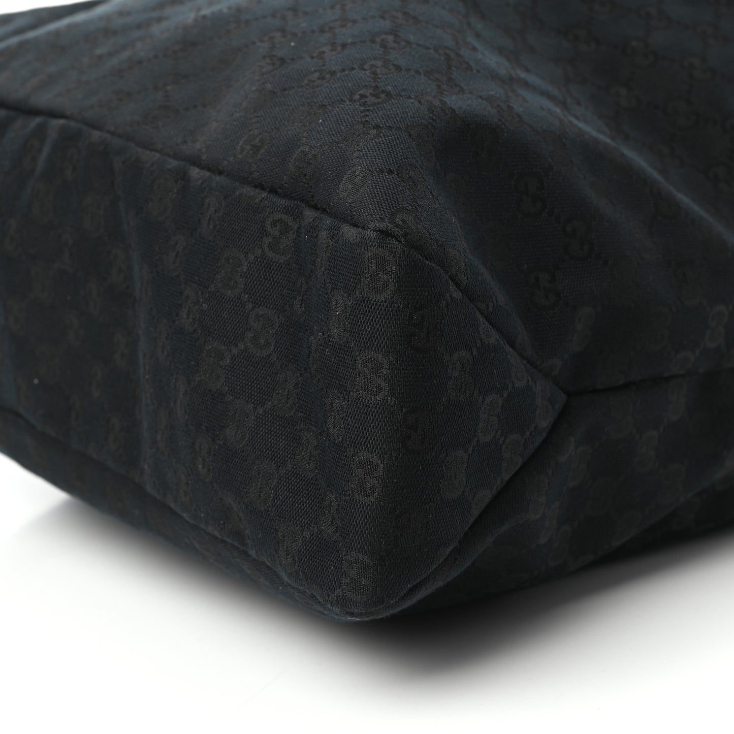 Monogram Large Horsebit Chain Hobo Black