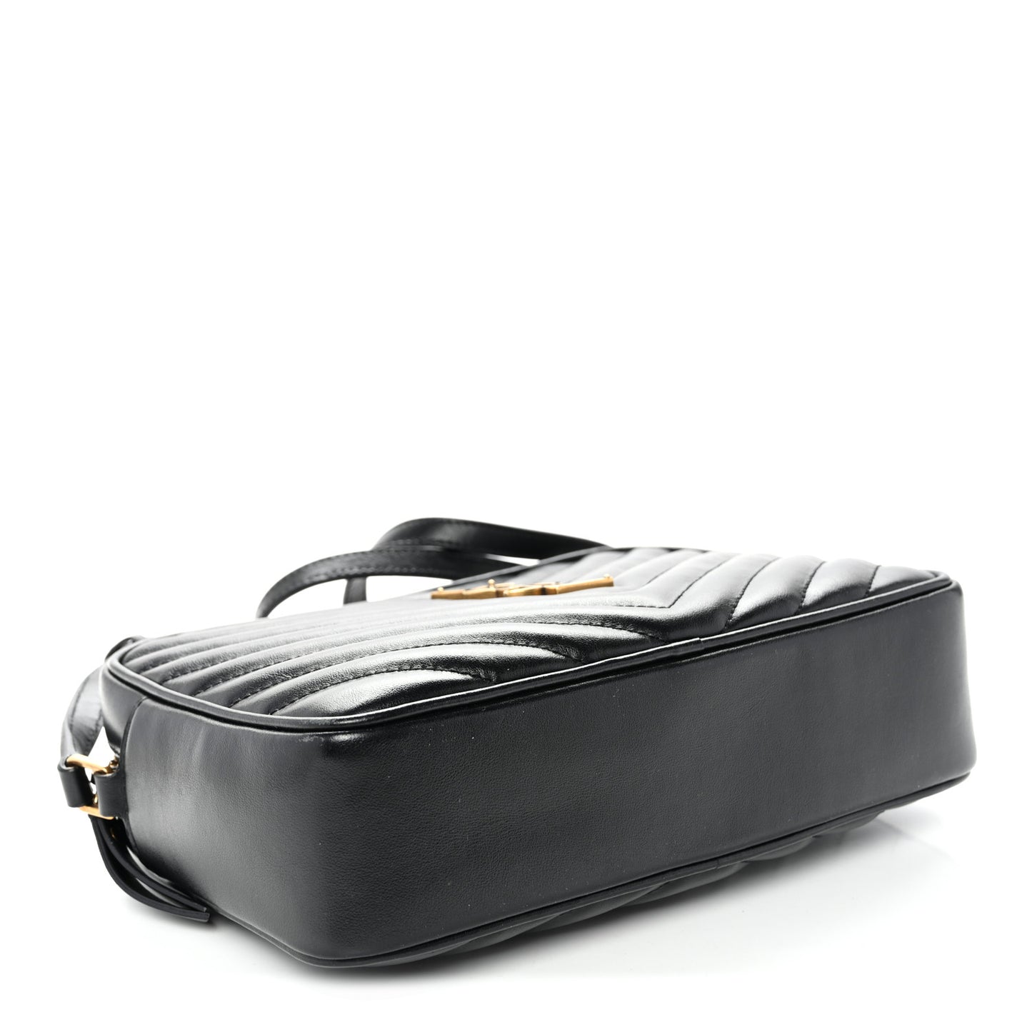 Calfskin Matelasse Monogram Lou Camera Bag Black