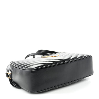 Saint Laurent Calfskin Matelasse Monogram Lou Camera Bag Black 4 of 10
