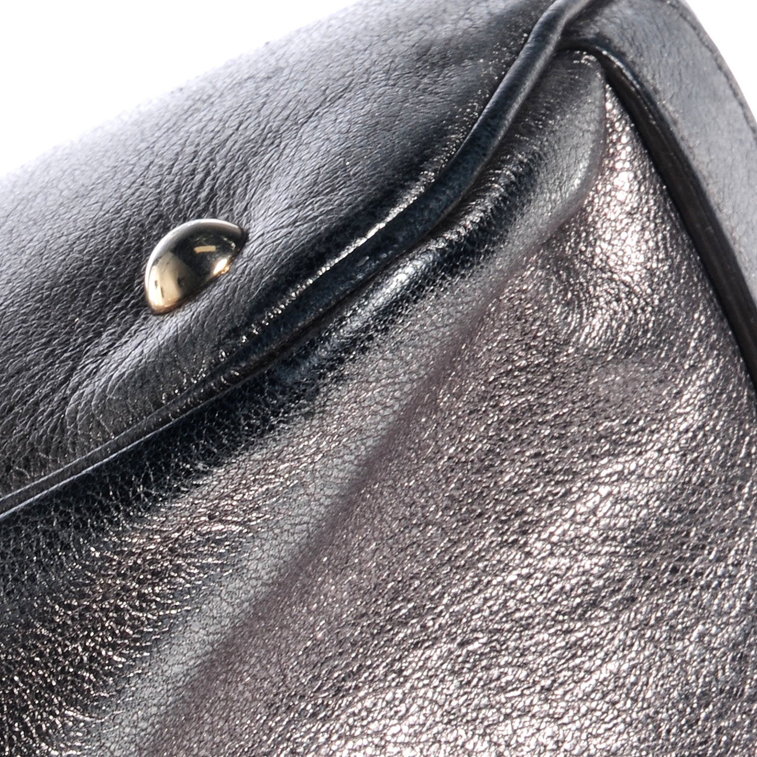 Saint Laurent Calfskin Oversized Muse Tote Silver 10 of 12