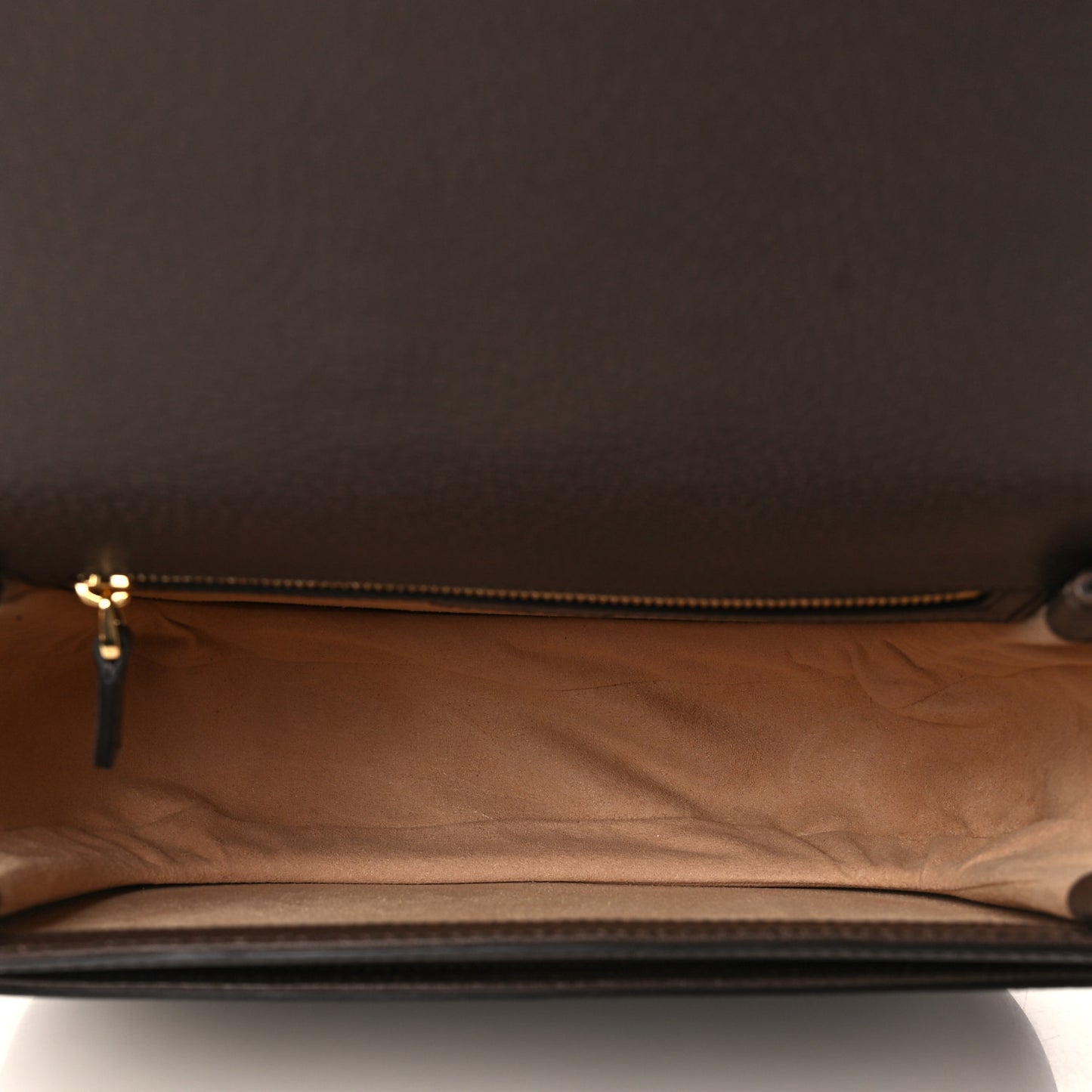 GG Supreme Monogram Web Small Ophidia Flap Messenger Bag Brown