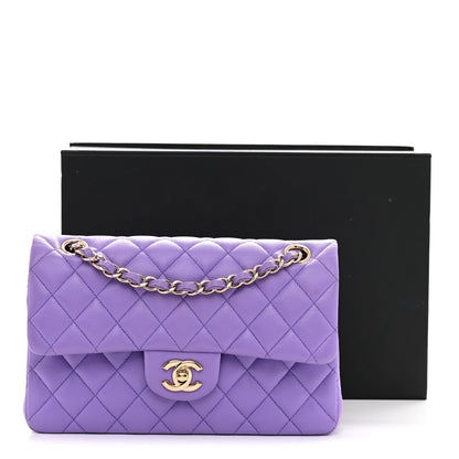 Chanel Caviar Quilted Small Double Flap Purple 12 of 12