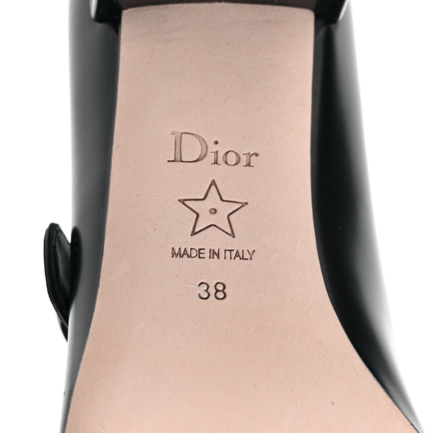 Brushed Calfskin Uniform 30mm Pumps 38 Black