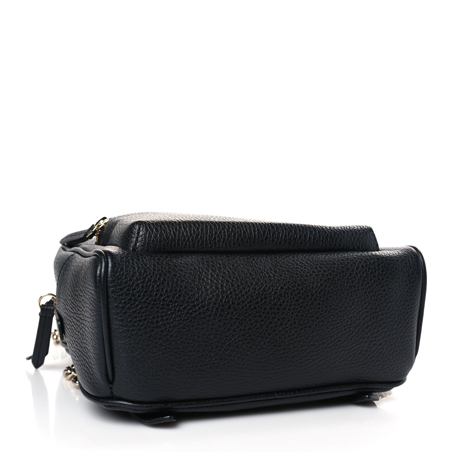 Gucci Pebbled Calfskin Soho Chain Backpack Black 4 of 9