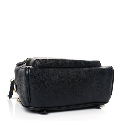 Gucci Pebbled Calfskin Soho Chain Backpack Black 4 of 9