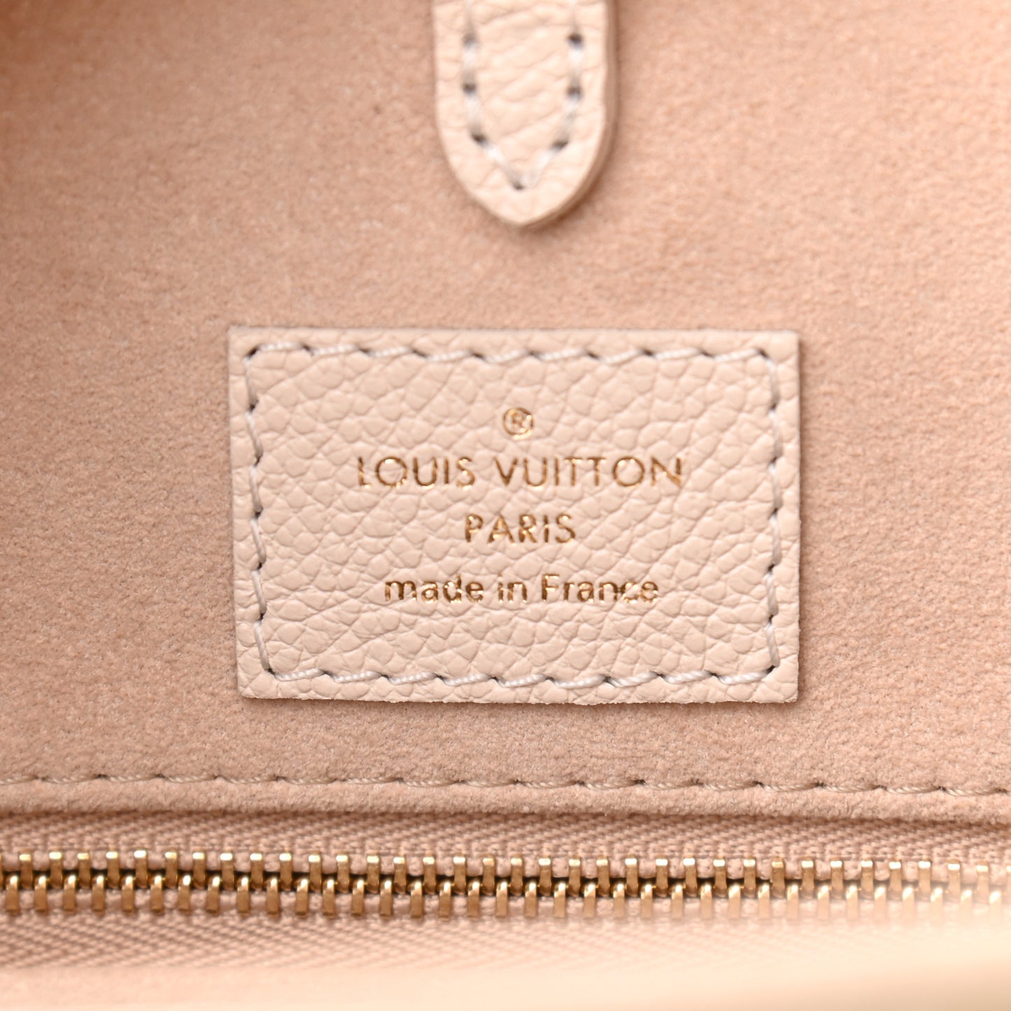 Empreinte Monogram Spring In The City Onthego MM Kaki Beige Cream