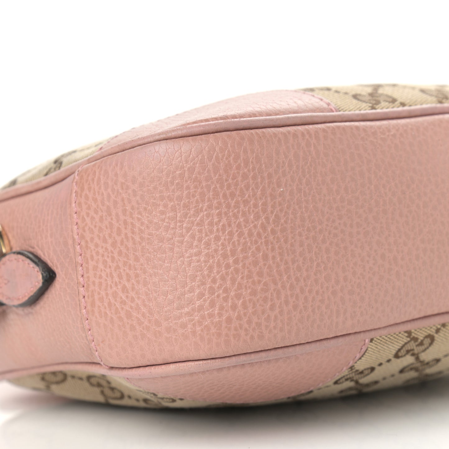 Monogram Mini Bree Messenger Bag Beige Soft Pink