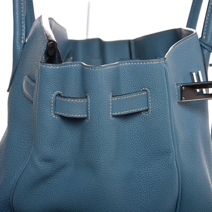 Hermes Togo Birkin 35 Blue Jean 14 of 37