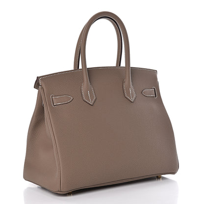 Hermes Togo Birkin 30 Etoupe 3 of 33