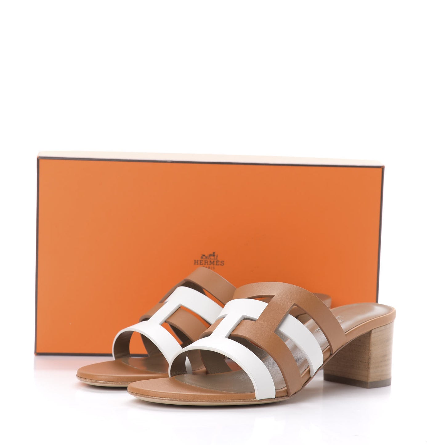 Calfskin Amica Sandals 37.5 White Natural