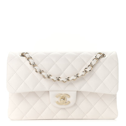 Chanel Caviar Quilted Small Double Flap White 1 of 8