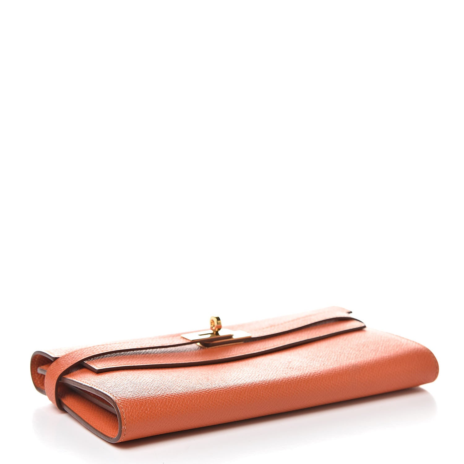 Hermes Epsom Kelly Longue Wallet Feu 4 of 8