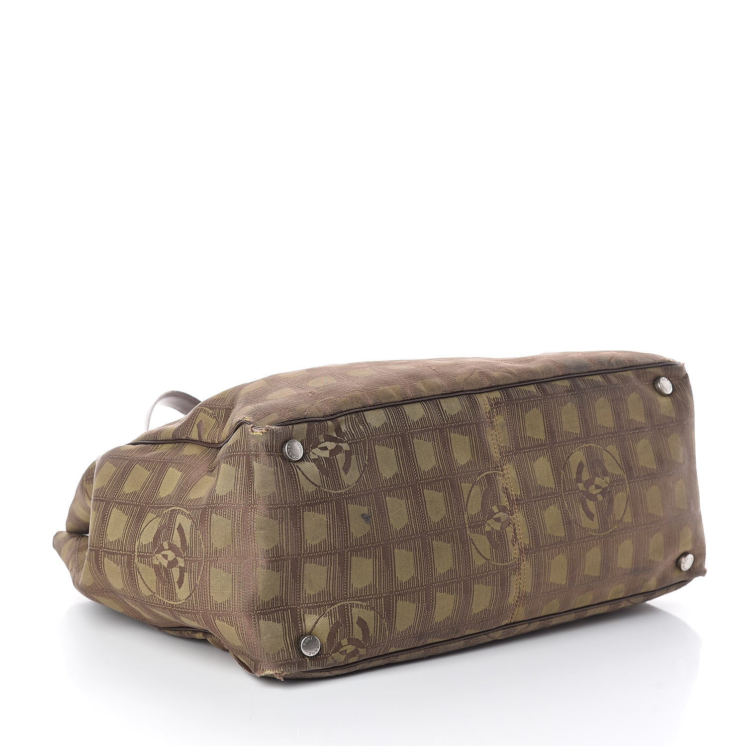 Chanel Nylon Medium Travel Tote Khaki 4 of 15