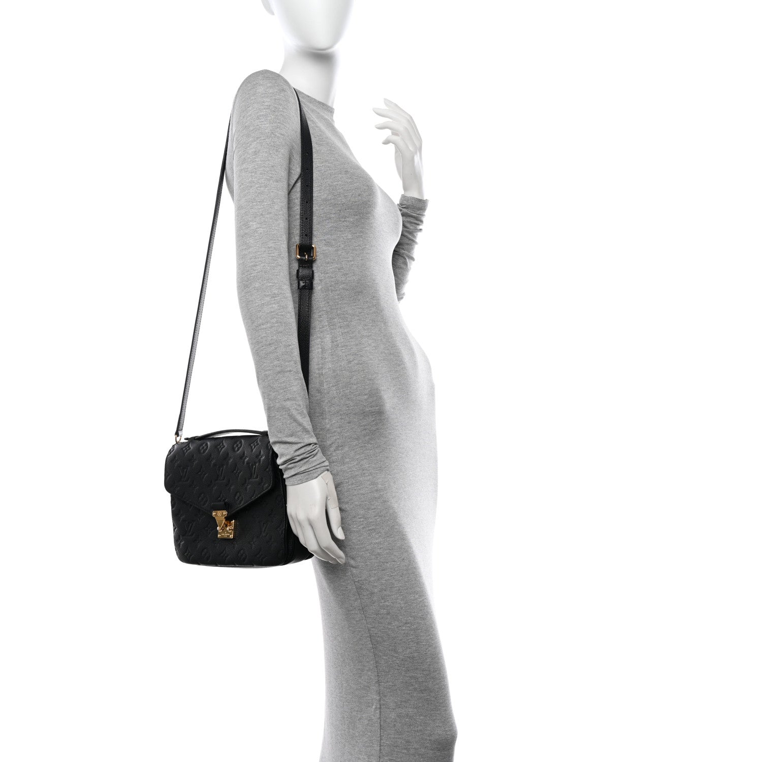 Louis Vuitton Empreinte Pochette Metis Black 2 of 12